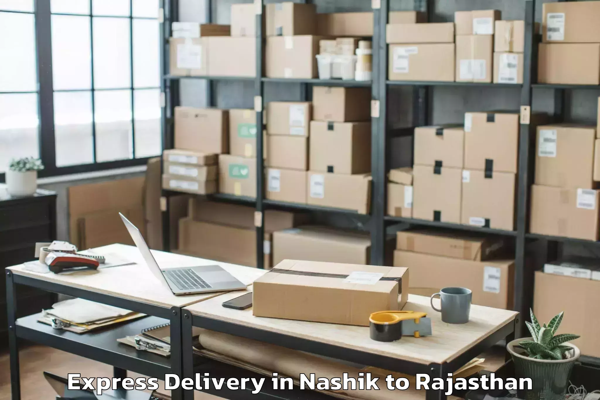 Book Nashik to Hindoli Express Delivery Online